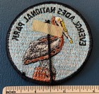 Vintage Everglades National Park Embroidered Souvenir Patch Pelican Florida