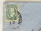 Confederate Cw Cover Charleston To Lancaster Sc With 10c Stamp