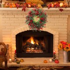 Christmas Front Door Wreath Xmas Wreaths Christmas Red Berry Wreath