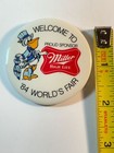 Vintage Miller High Life Beer Welcome To  84 Worlds Fair Pin