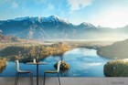 3d Sky Mountain River Self-adhesive Removable Wallpaper Murals Wall 525