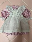 American Girl Doll Pleasant Company Samantha Birthday Dress Lacy Pinafore Euc