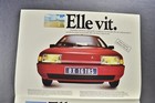 1983 Citroen Bx Brochure Folder 16 Sedan Excellent Original 83 French Text