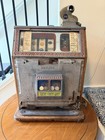 Antique Watling Blue Seal 5   Slot Machine Twin Jackpot Gooseneck Fortune Teller