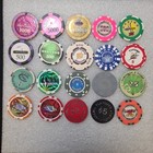 Poker Chips  20 Different Pieces  To Add To Your Collection from Different Place