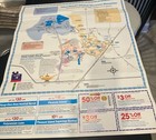 Very Rare Vintage 1994 Map Of The Walt Disney World Resort   Surrounding Area