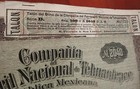 Mexico 1904 Ferrocarril Nacional Tehuantepec 100 Sterling Gold Warrant Bond Loan