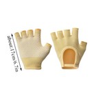 Cotton Anti-slip Yoga Gloves Fitness Half Finger Mittens Cycling Bicycle Outdoor
