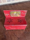 Vintage 1930 s Little Orphan Annie Red Metal Child s Toy Stove Collectible   Pia
