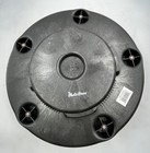 Lot Of 3 Plastic Prince P575-01029 18  Black Round Trash Can Dolly 18x18x6 