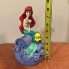 Vintage 90s Disney The Little Mermaid Applause Coin Bank Flounder Ariel 8  Tall