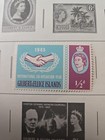 Gilbert And Ellice Islands Lot Of 2 Stamps From Old Stamp Album
