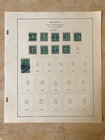 U s  Revenue Stamps Album Pages Lot 23pc Used Documentary Stock Transfer 1946-51