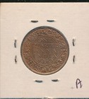 India -  1 4 Anna - Original -gem Bu Copper - 1940-c -  8851