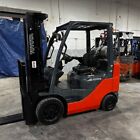 2018 Toyota 8fgcu25 3781 Hours 5000lb Used Forklift Triple Mast Sideshift