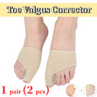 2pcs big Toe Bunion Splint Straightener Corrector Foot Pain Relief Hallux Valgus