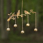  Birds W bells Wind Chime  Multi 