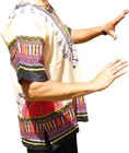 Mens Beige Dashiki Shirt African Blouse Top Rap Rapper   Fast Shipping