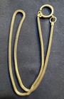 Vintage Gold Filled Snake Chain Necklace 18 Inch 17 5g Lobster Ring Clasp