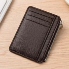 Mens Slim Leather Wallet Card Holder Front Pocket Wallets Credit Id Pocket Thin