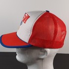 Vintage United States Olympic Team Hat Cap Snap Back One Size Trucker Red 80s