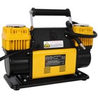 12v Dual Cylinder Heavy Duty Air Compressor Tire Inflator With Pressure Gauge