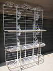 Antique Bakers Rack French Wrought Iron Storage Shelves By A Courrier A Paris