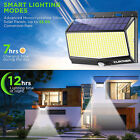 Claoner 468led Solar Power Light Motion Sensor Outdoor Garden Security Lamp Wall