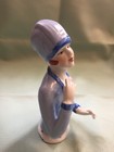 Pin Cushion Half Doll  4-1 4    Tall Blue Flapper  1920   s Style  Gorgeous 