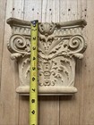 Vintage Ornate Plaster Corbel W floral Design-very Good