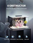 Betta Fish Tank 2 5 Gallon Aquarium Kit With Filter Light Self Cleaning New Usa