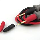 2pc Multimeter Test Lead For Fluke Meter Gold Plated Electrical Probes 1000v 20a