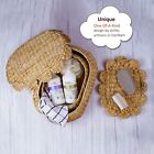 Round Wicker Storage Decorative Baskets With Lid  Basket With Lid  Set Of 2