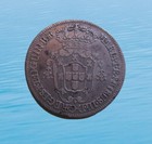 Portuguese Angola 4 Macutas 1784 Silver Ruler Pedro Iii Km 22  3197 