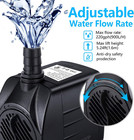 Cwkj Fountain Pump  220gph Submersible Water Pump  Durable Outdoor Fountain