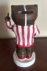 Wisconsin Badgers Bank Vtg Ncaa Basketball Football Hockey Bucky Badger Statue