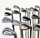 Wholesale Lot Of 24 Golf Clubs - Right Handed - Assorted Irons And Wedges