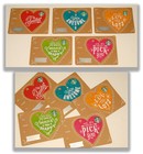 Starbucks -  Valentine s Day Heart Dye Cut Gift Cards - 2017  No Value  set Of 5