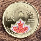 Ships Today  2026 World Cup   Lucky Loonie Canada  1 One Dollar Set  3 Coins