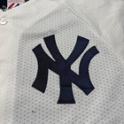 Vintage 90s New York Yankees Mlb Full Button Mesh Raglan Baseball Jersey Mens Xl