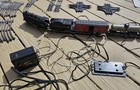 Antique Marx Stream Line Steam Type Electrical Train Set Original Box   Extras