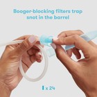 Frida Baby Nosefrida Nasal Aspirator With Hygiene Filters  Blue white