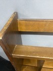 Mid Century Modern Bookcase Danish Inspired Vintage Teak Look Bookshelf  26x29