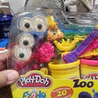 New Sealed 2004 Play Doh Ez 2 Do Zoo Animals   Giraffe   Elephant   Flamingo 