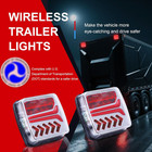 Wireless Trailer Lights Magnetic  Ip67 Waterproof Brake Tail Light Kit  Portable