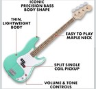 Fender Squier Debut Series Precision Bass Guitar  Beginner Sea Foam Green