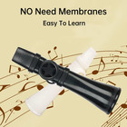 Professional Kazoo Musical Instrument Reusable Lightweight Plastic Kazoo Lanyard