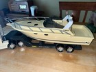 Vintage 1997 Nylint Tiara Yacht Boat Semi Truck Trailer Raytheon Radar