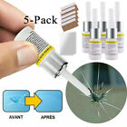 5-pack Auto Glass Nano Repair Fluid Car Windshield Resin Crack Tool Kit Us Ship