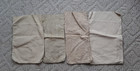 4 Vintage Canvas  Cloth Money Bank  Vault  Mint- Deposit Bags